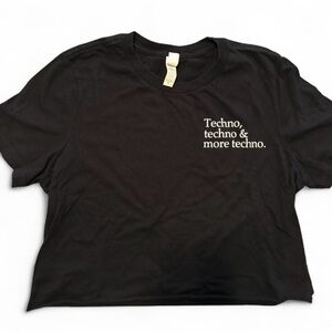 Bella Canvas Black Techno Tee